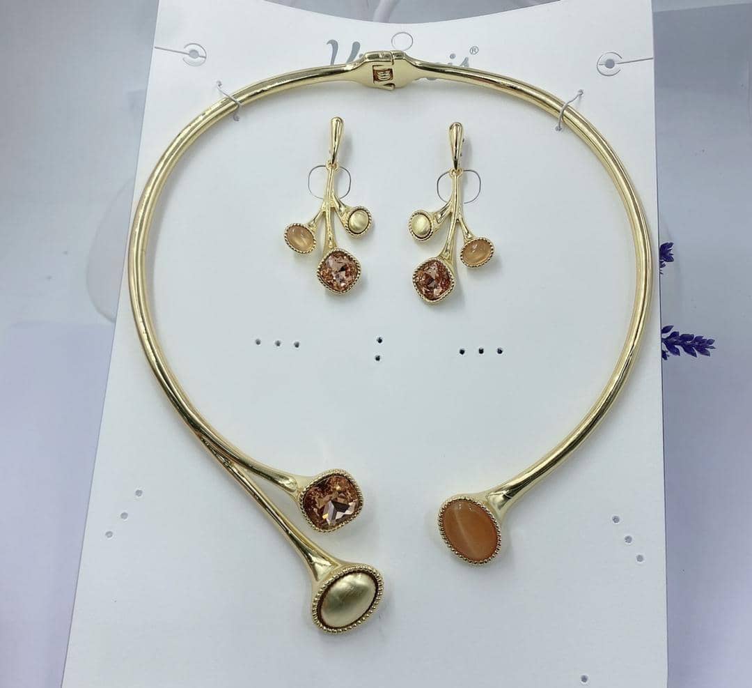 2pcs Gold-plated Cord Set