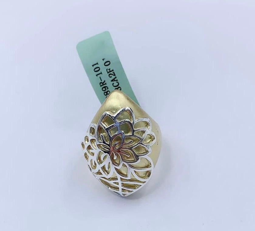 2tone Bold Cocktail Ring Size 9