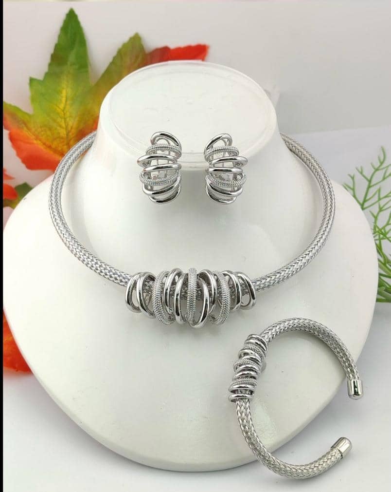 3pcs Silver Set