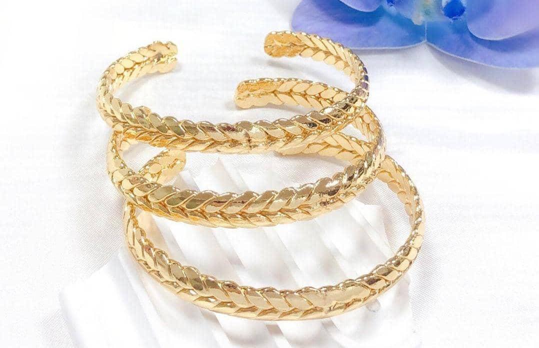 3tone bangle set
