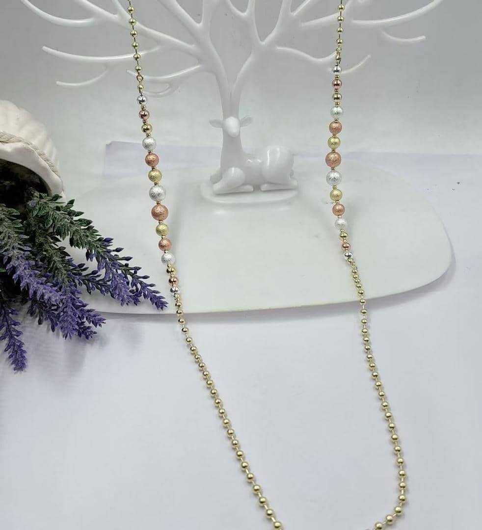 Long 3tone necklace