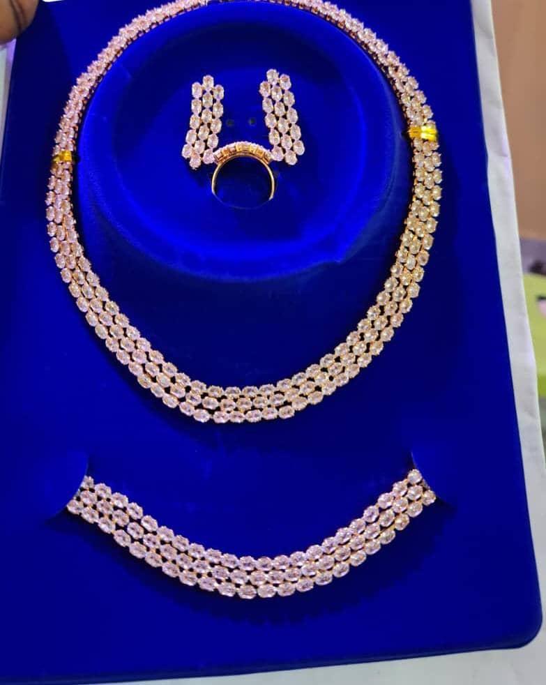 4pcs Gold color Costume Jewelry Set