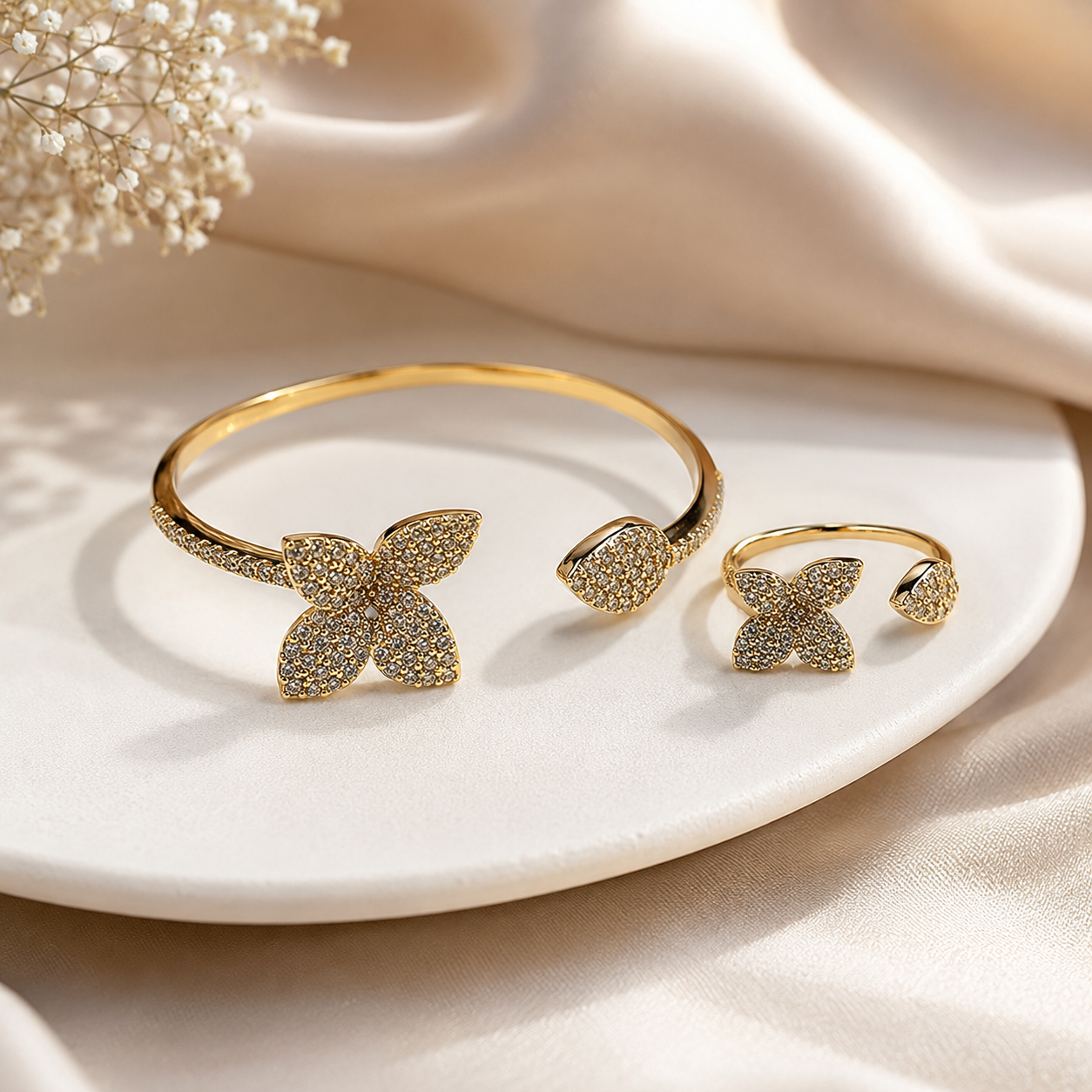 Star Bangle and Ring Combo