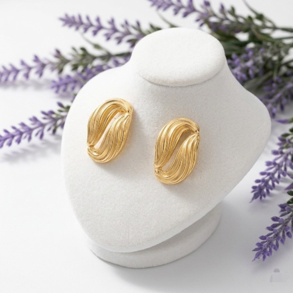 Gold Stud Earrings