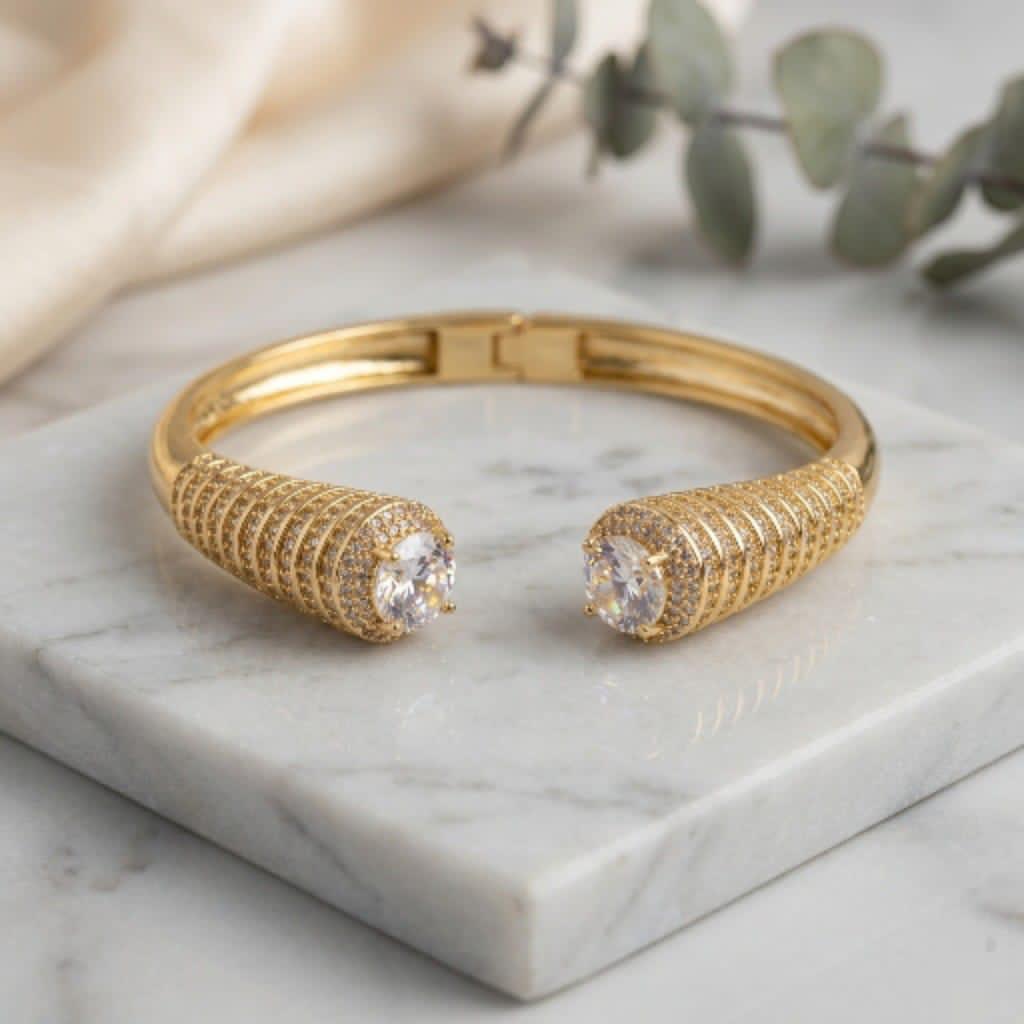 Gold Statement Bangles
