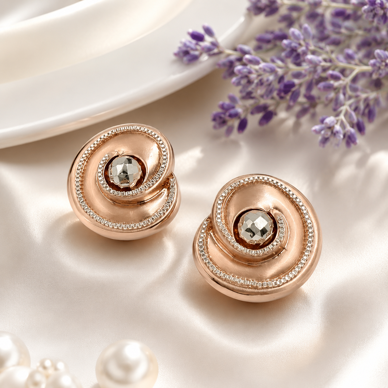 Rose Blossom Earrings