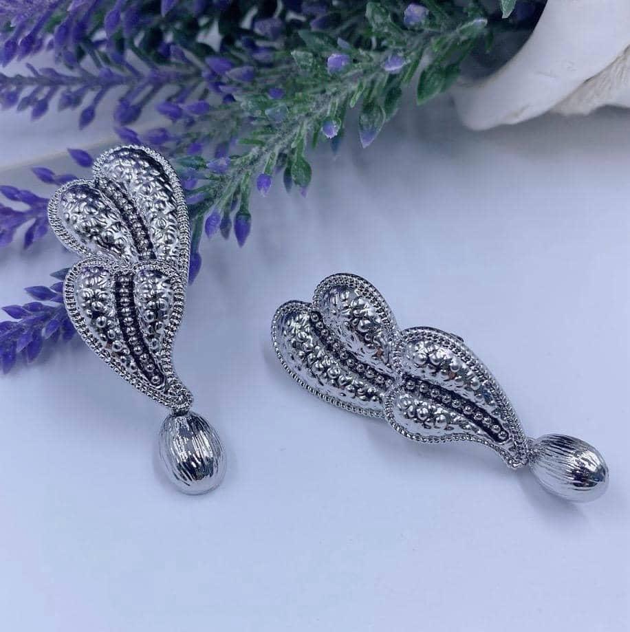 Vintage Clip-on Silver Earrings