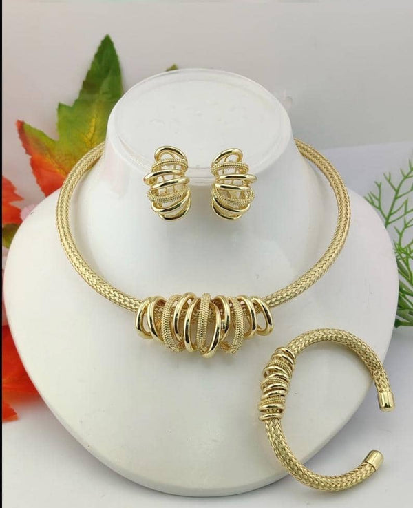 3pcs Gold Set