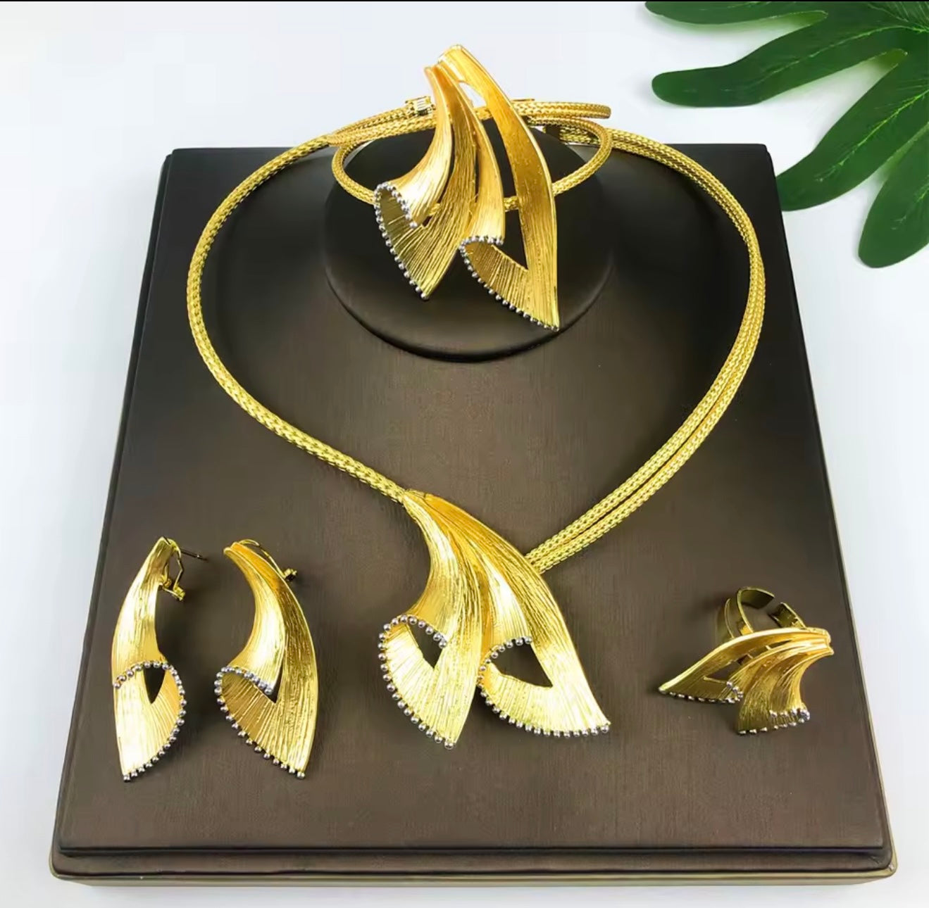 Zhuerrui Italian Gold Color Jewelry Sets