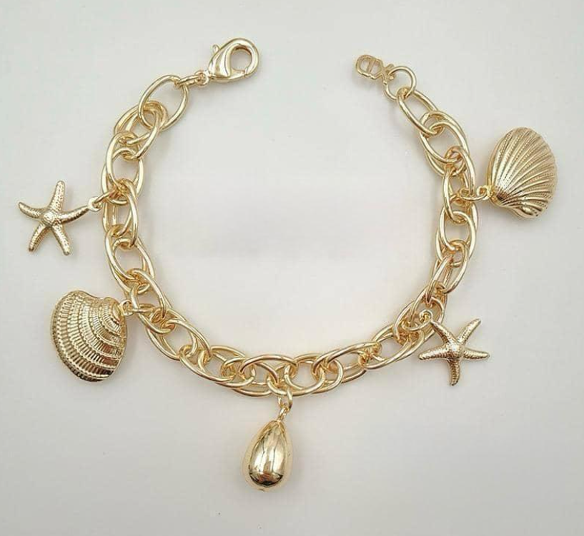 Gold Charms Bracelet