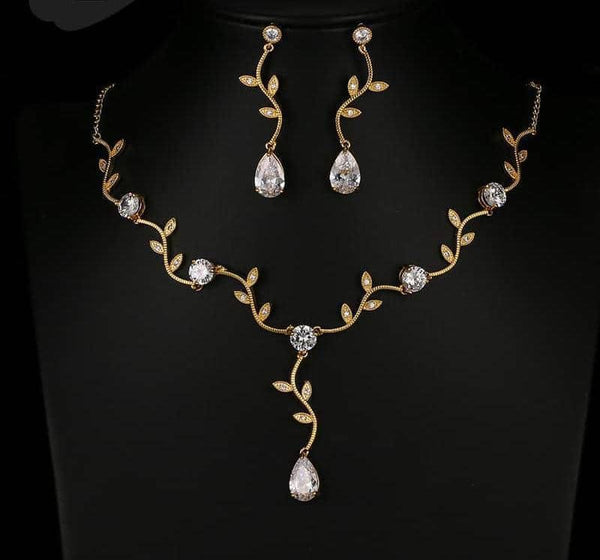 2pcs Gold n Silver Costume Jewelry Set