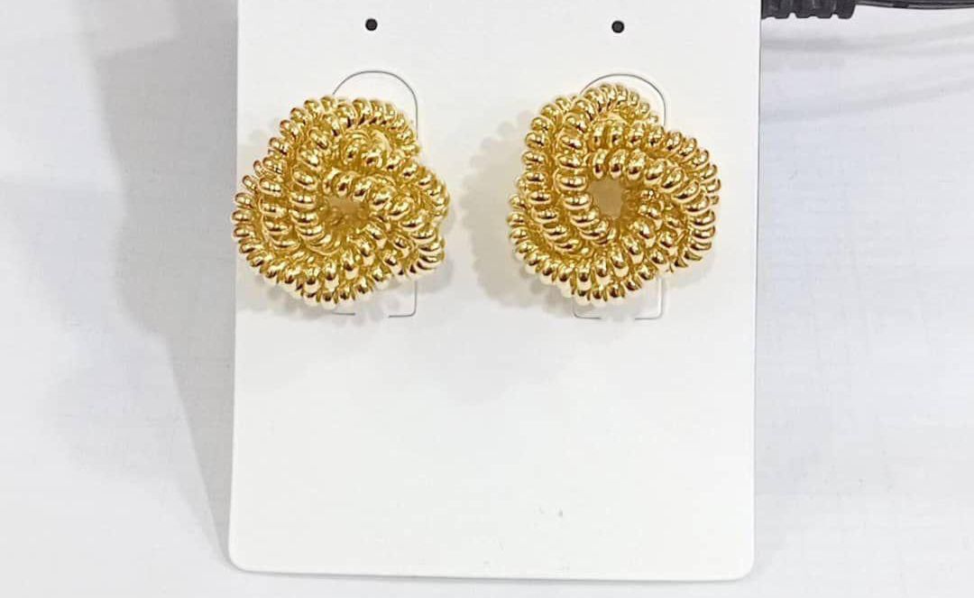 Golden Knot Studs