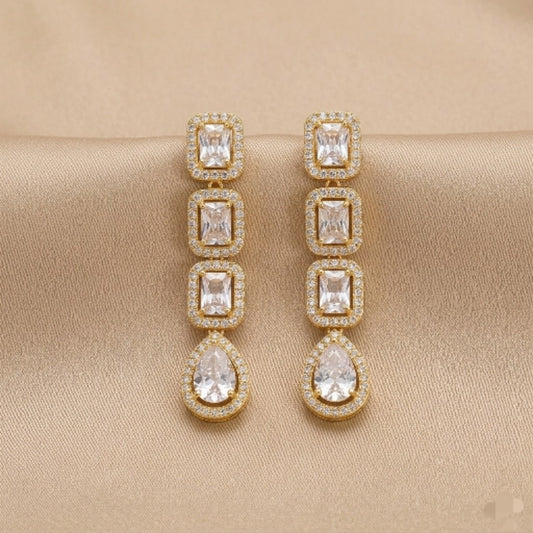 Aura Cut Drop Earrings