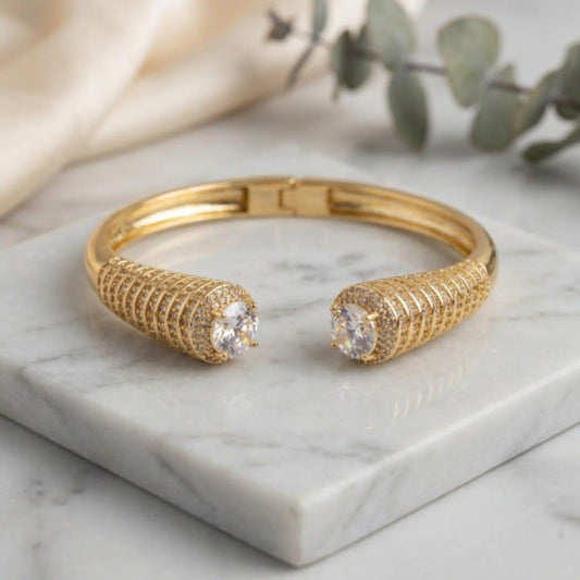 Gold Statement Bangles